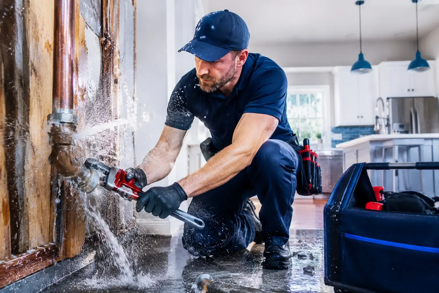 Local emergency pipe repair professionals in Farmersville, IL